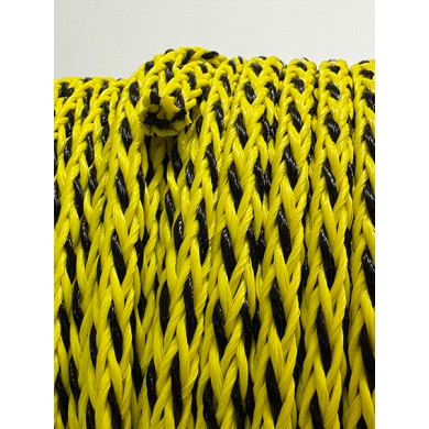 100 Nylonseil gelb-schwarz 12 mm Ø, 150 m Bobine