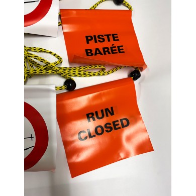 113 Wimpel-Seil / Piste gesperrt / 10 m