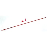 139 Ersatzstöcke Fiberglas rot 175 cm komplett
