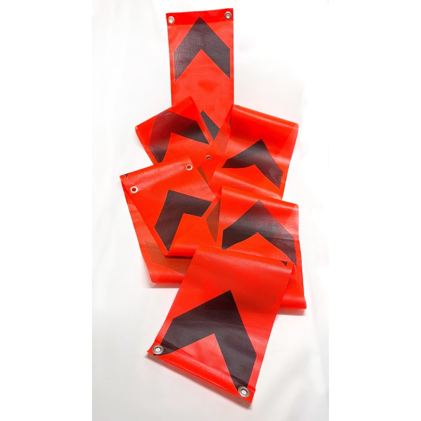 3376 G Richtungsband ohne Stöcke / 600 cm
