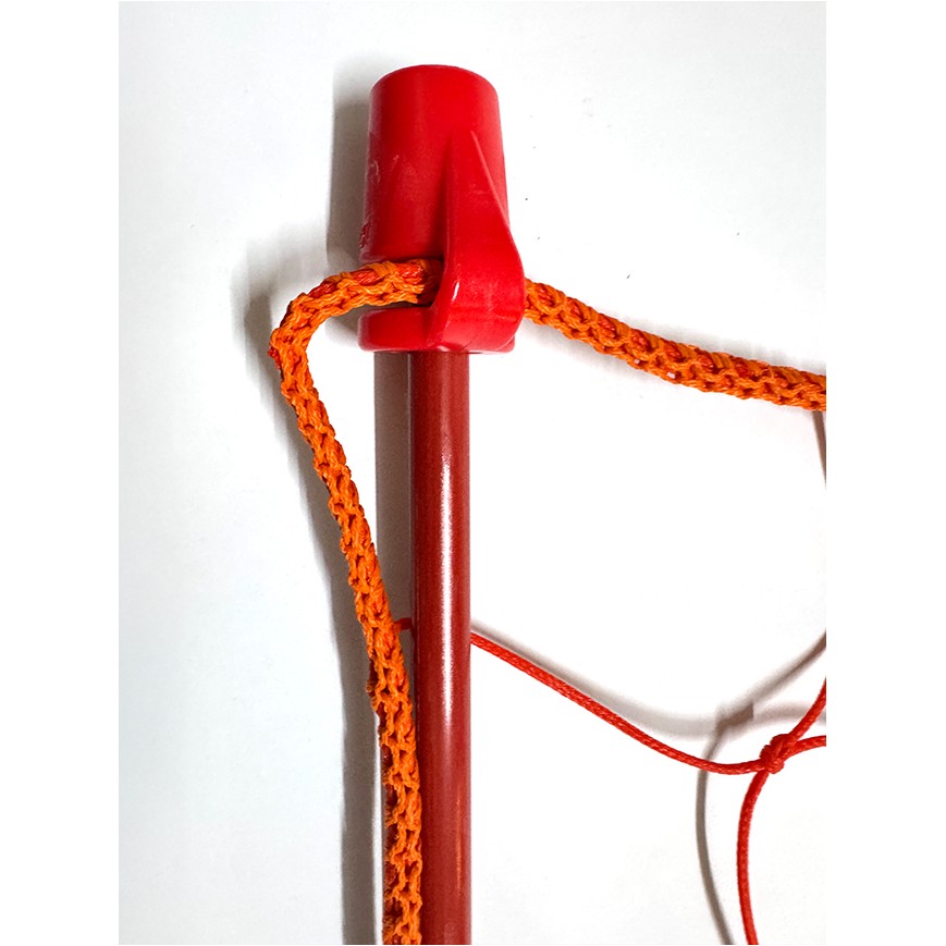 1350 Stocknetz 20 m / orange / 5 Stöcke