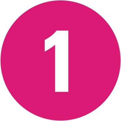 7703 A Pistenmarkierung pink mit Nummer