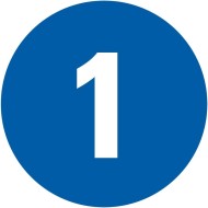 7703 A Pistenmarkierung blau mit Nummer