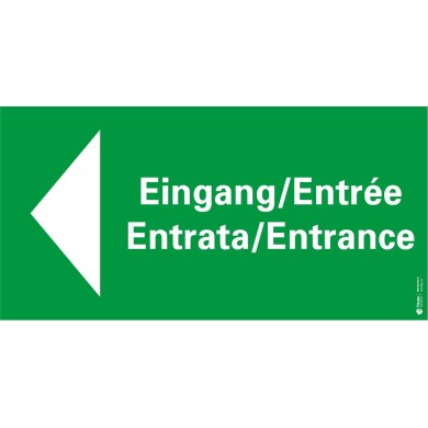 7612 S Anlagekleber Eingang links