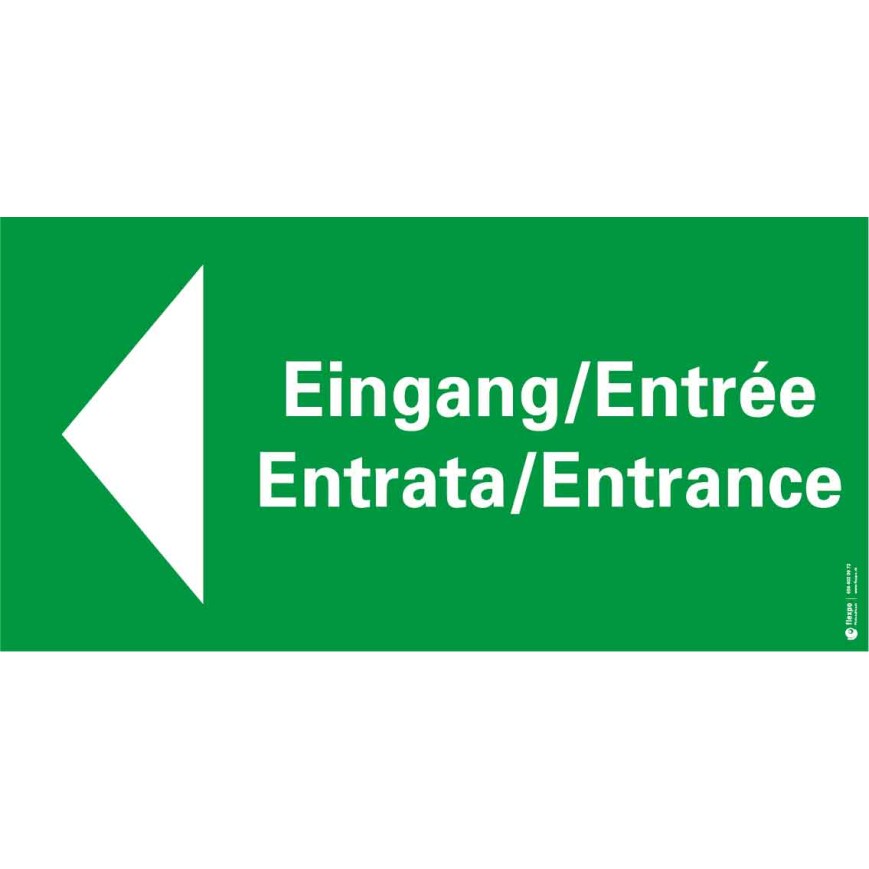 7612 S Anlagekleber Eingang links