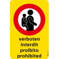 7526 A Anlagetafel Huckepack verboten