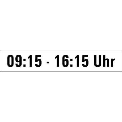 7607 S Anlagekleber / Zeiten Zusatz