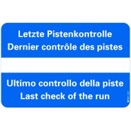 7606 S Anlagekleber Pistenkontrolle blau