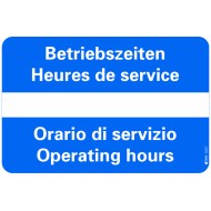 7605 S  Anlagekleber Betriebszeiten