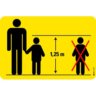 7525 S Anlagekleber Kinder unter 125 cm