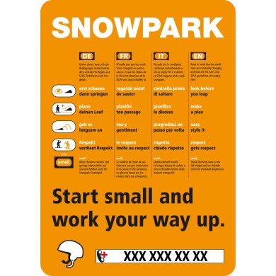 7425 A Anlagetafel Snowpark-Regeln