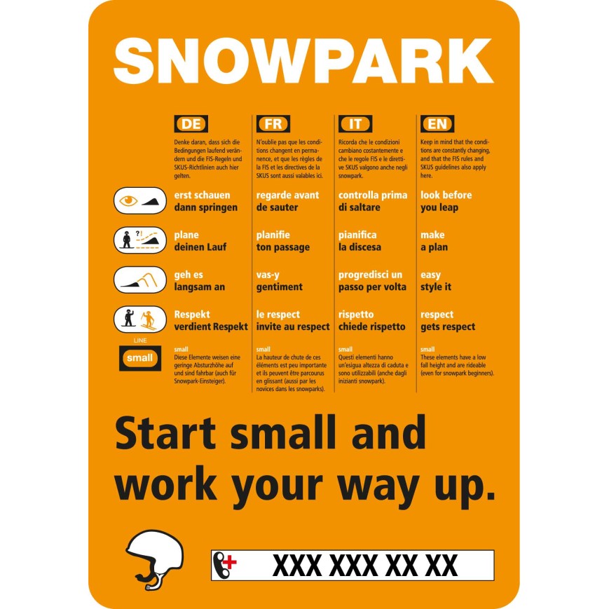 7425 A Anlagetafel Snowpark-Regeln