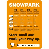 7425 A Anlagetafel Snowpark-Regeln