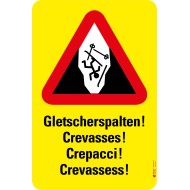 7009 A Gefahrentafel Gletscherspalten