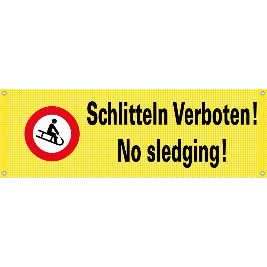 310 GQ Signal-Band / Schlittel Verbot