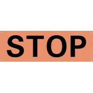 322 LQ Signal-Band montiert auf Stöcke / Stop