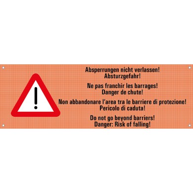 334 LQ Signal-Band / Absturzgefahr