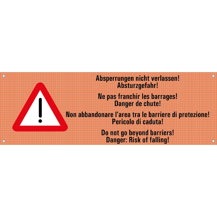 334 LQ Signal-Band / Absturzgefahr