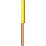 440 Pistenstangen-Hüllen / gelb 50 cm