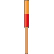 453 Pistenstangen-Hüllen / rot-orange 50:50