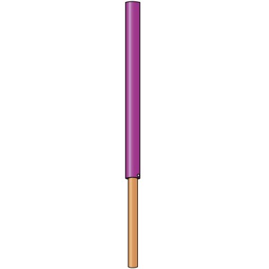 469 Pistenstangen-Hüllen / violett 100 cm