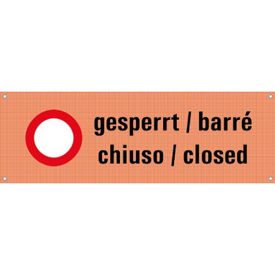 332 LQ Signal-Band montiert auf Stöcke / gesperrt