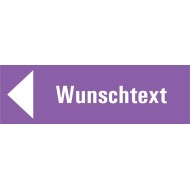 7707 A Richtungspfeil links violett mit Text