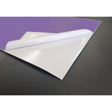 7707 S Richtungspfeil links violett mit Text