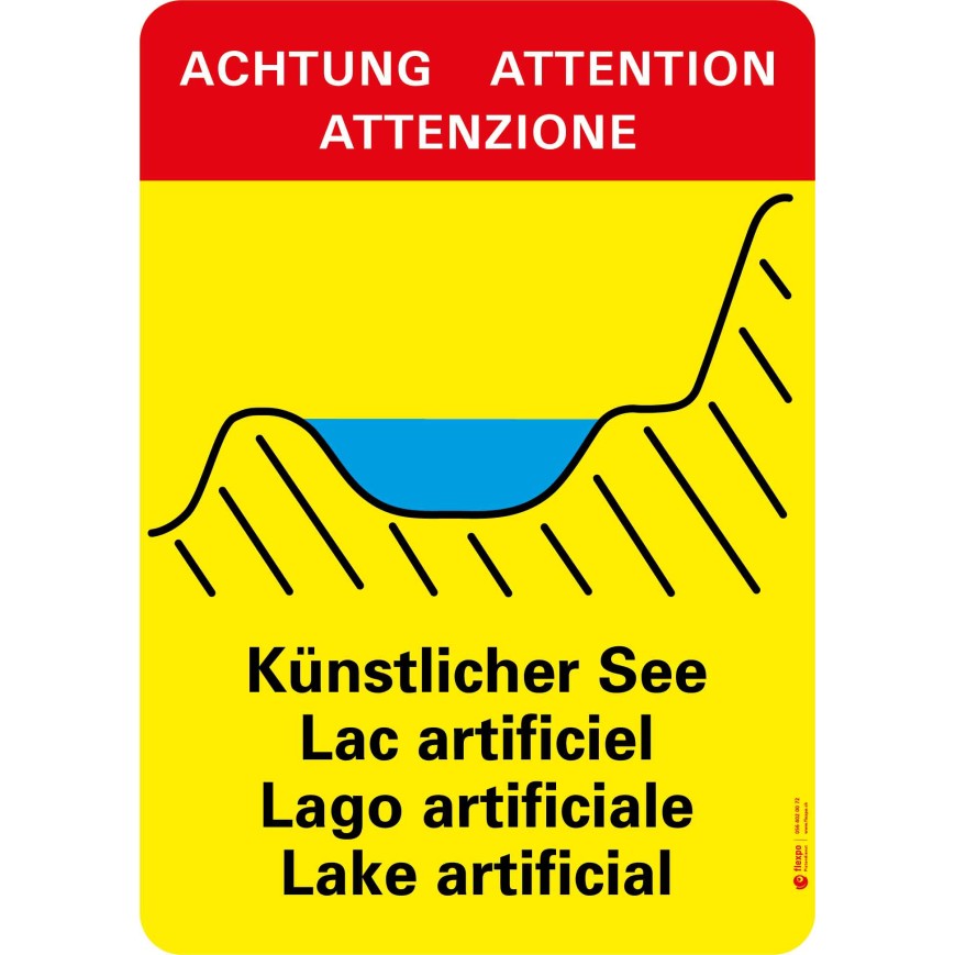 7415 A Warntafel Künstlicher See