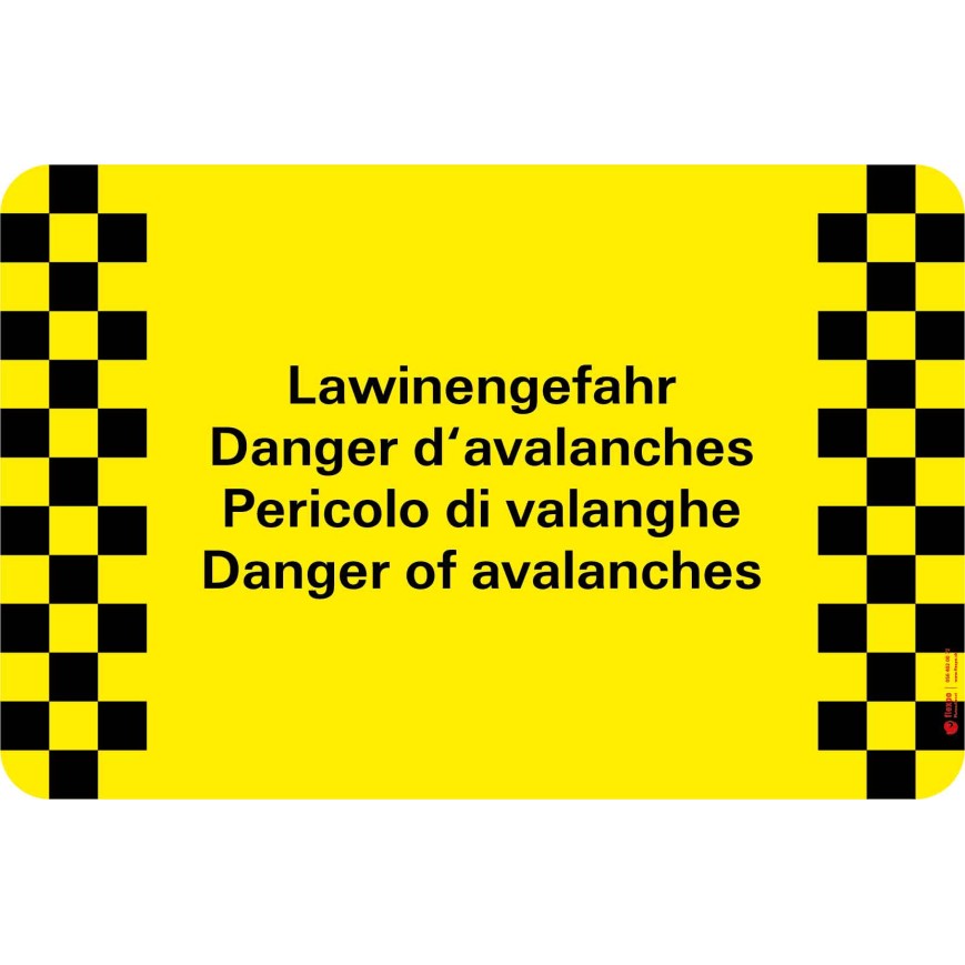 7308 A Warntafel Lawinengefahr