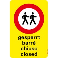 7101 S Sperrkleber gesperrt + Pikto