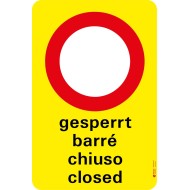 7101 A Sperrtafel gesperrt