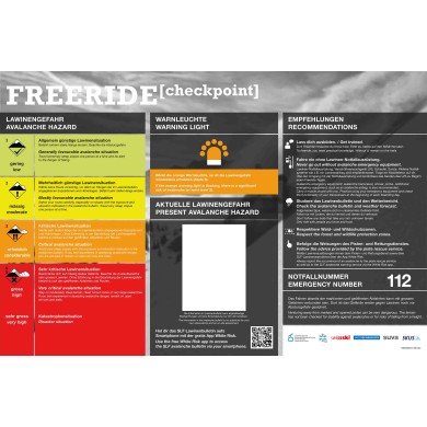 7545 DO Tafel Freeride Checkpoint ohne LED / D+E