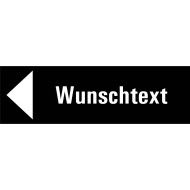 7702 A Richtungspfeil links schwarz mit Text