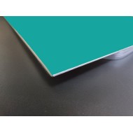 7702 A Richtungspfeil links türkis mit Text
