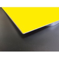 7702 A Richtungspfeil links gelb mit Text