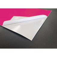 7709 S Richtungspfeil links pink mit Text