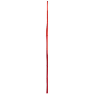 408 Bambusstangen / rot mit 80 cm orange