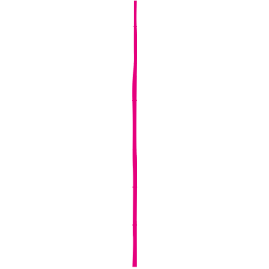 410 Bambusstangen / einfarbig pink