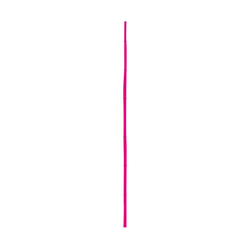 410 Bambusstangen / einfarbig pink