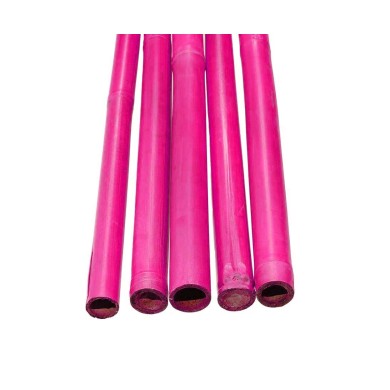 410 Bambusstangen / einfarbig pink