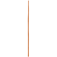 406 Bambusstangen / einfarbig orange