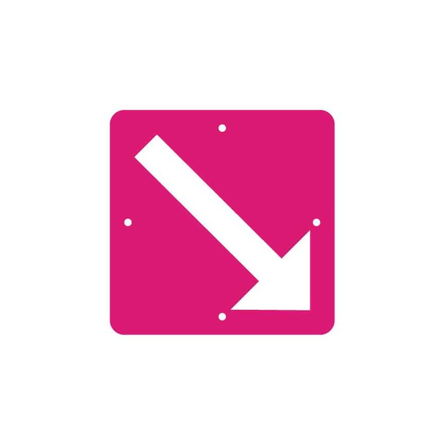 7704 D Pfeil für beidseitige Markierung pink