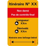 7462 A Abfahrtstafel Seitenmmarkierung FR